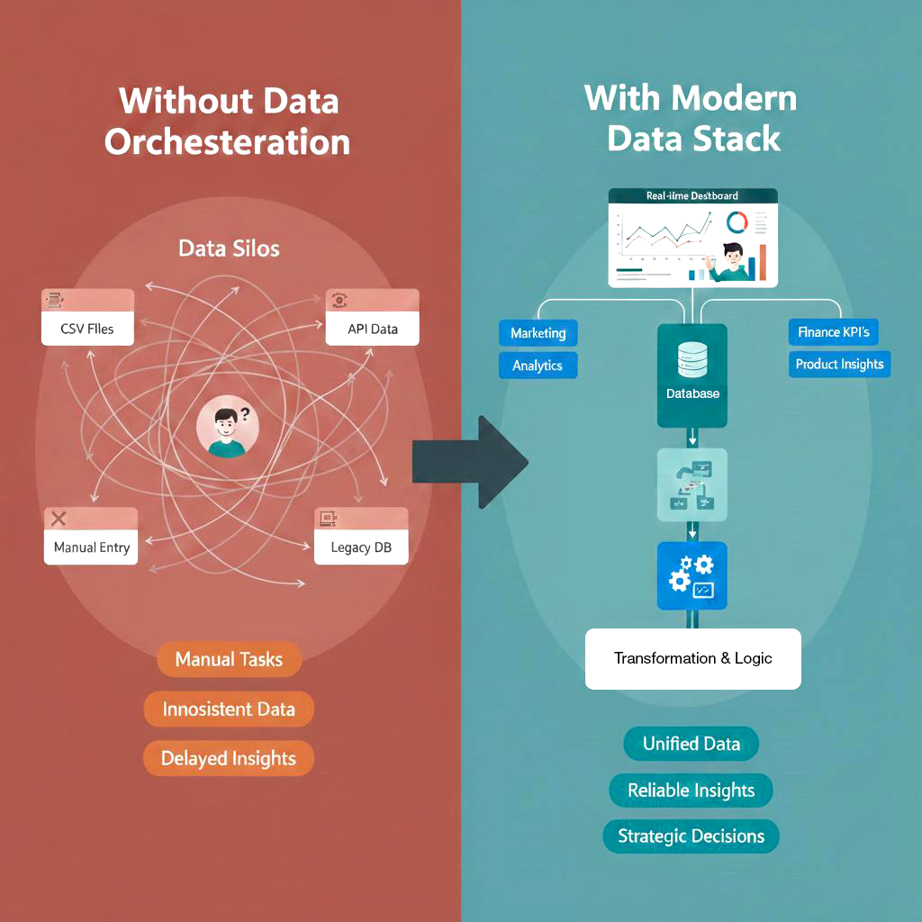 Architecture with and without Streaming
