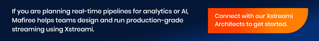 Mafiree helps you for setting up real time data streaming pipelines