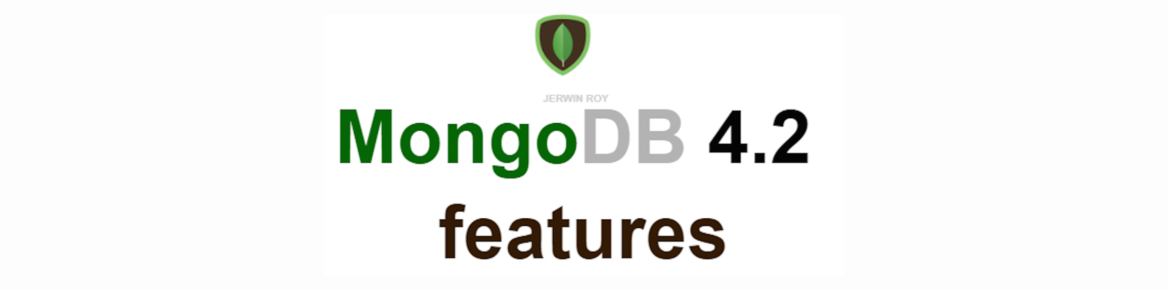 Whats new in MongoDB 4.2