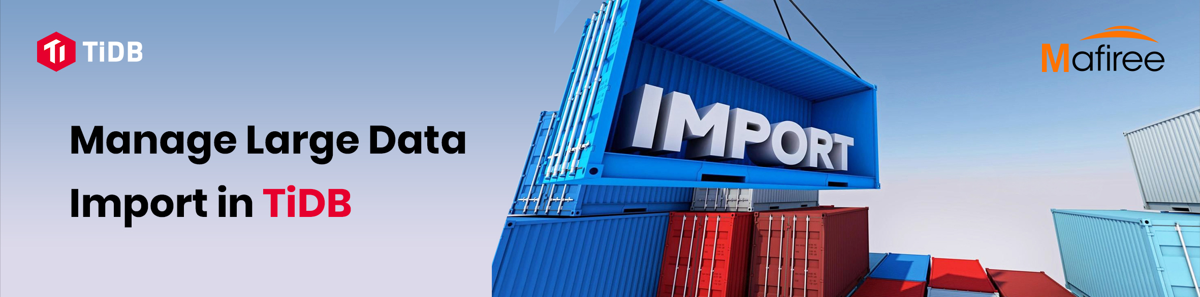 Manage Large Data Import in TiDB
