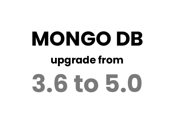 Mafiree performing MongoDB upgrade from version 3.6 to 5.0 ensuring data integrity and zero downtime