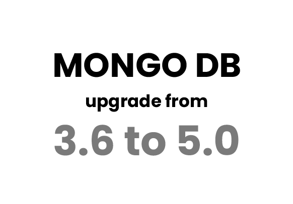 Mafiree performing MongoDB upgrade from version 3.6 to 5.0 ensuring data integrity and zero downtime